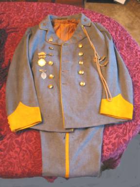 Confederate uniform James M. Mason