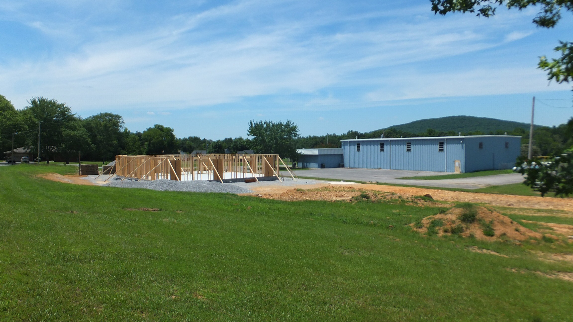 Construction Gurley Senior Center July 2014